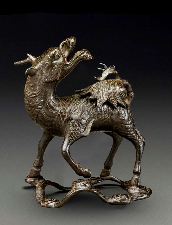 Bronze Qilin Censer, China, Late Ming Dynasty